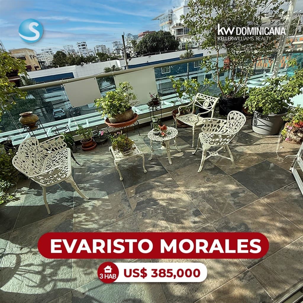 Apartamento en Venta, Evaristo Morales
