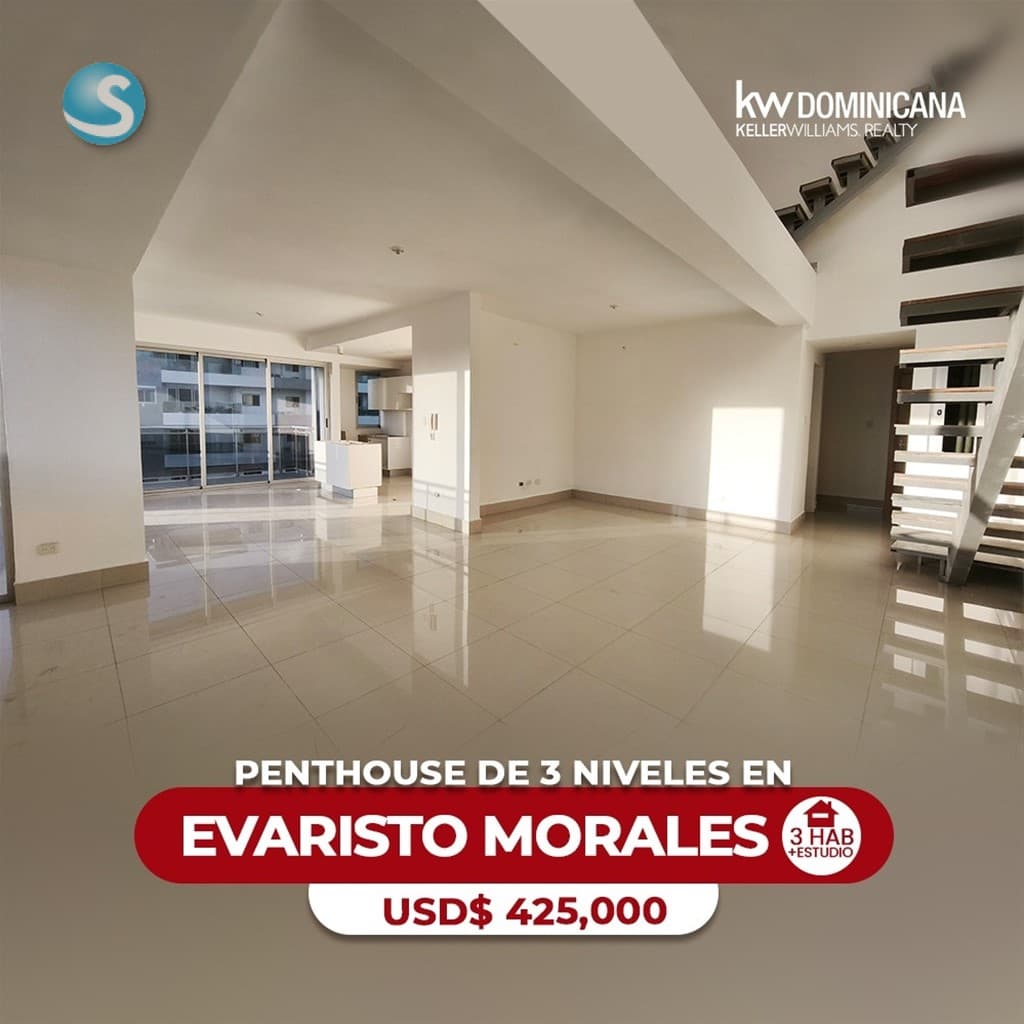 Penthouse en Venta, Evaristo Morales