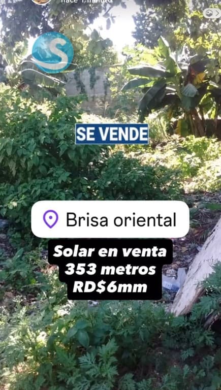 Solar en Venta, Brisa Oriental