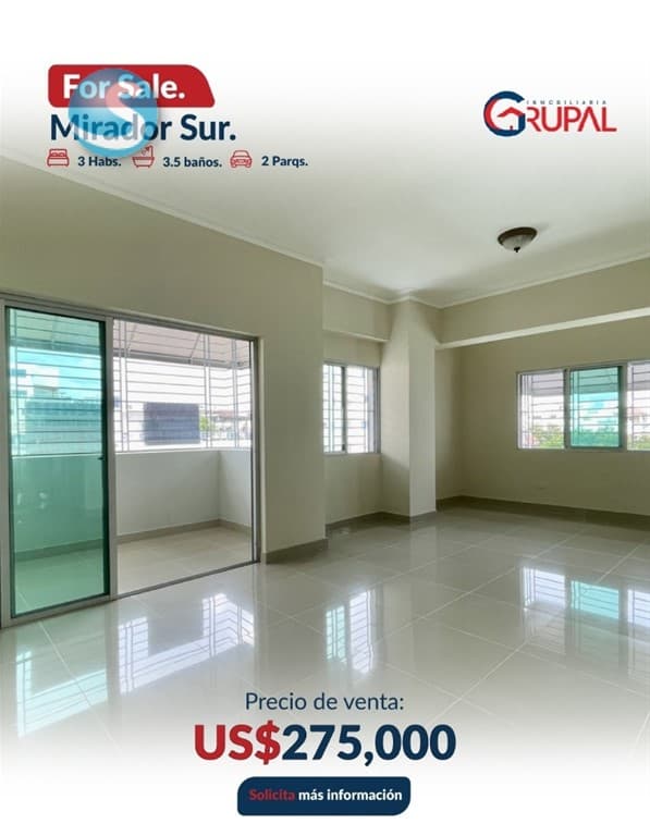 Apartamento en Venta, Mirador Sur