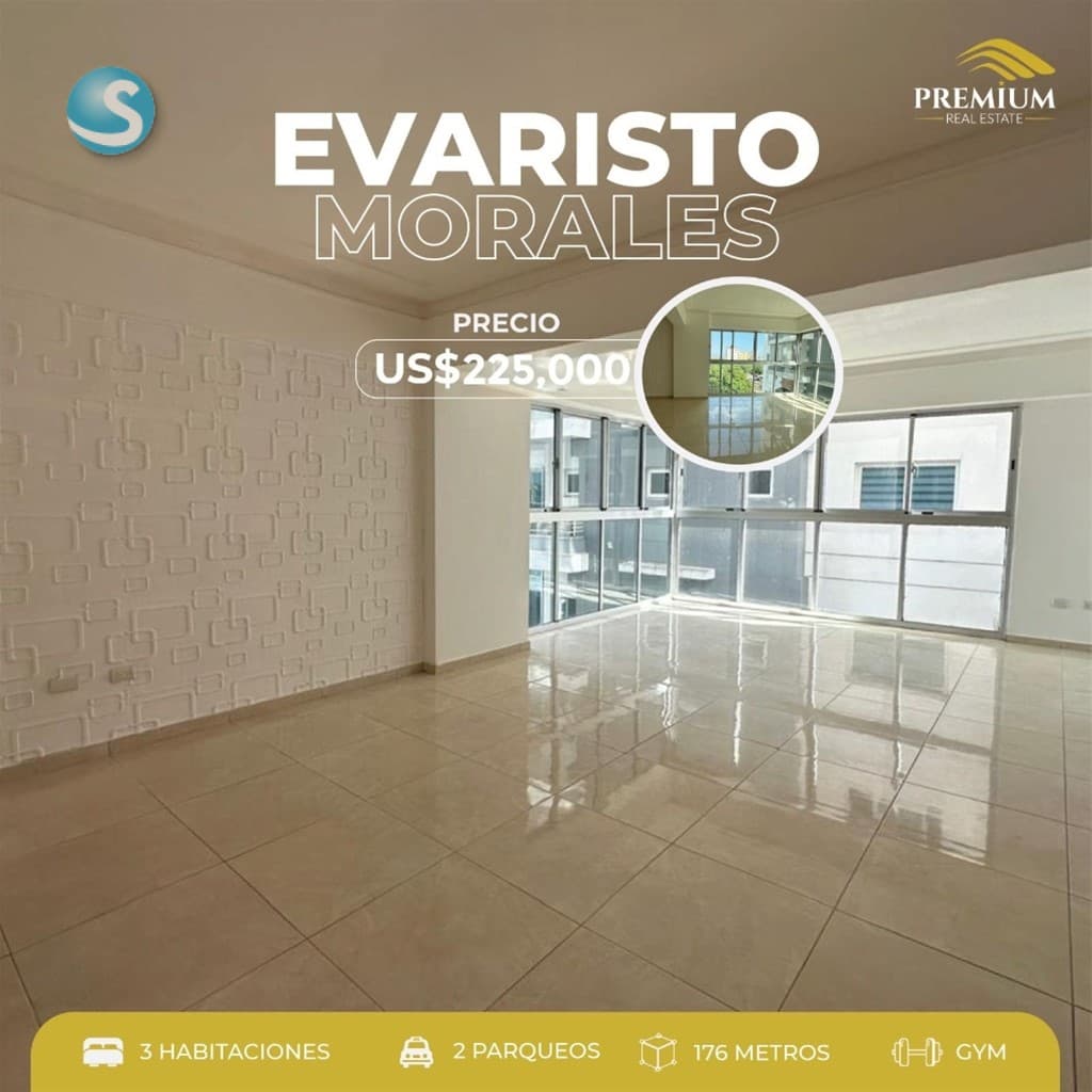 Apartamento en Venta, Evaristo Morales