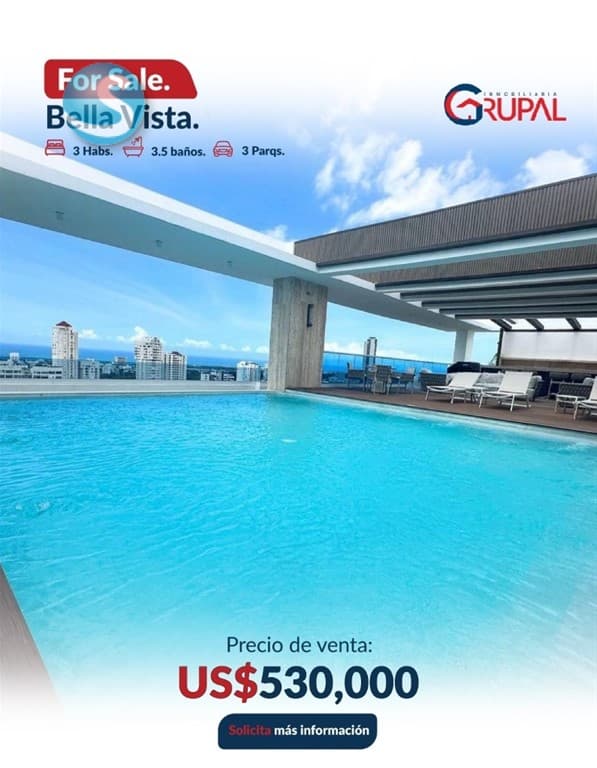 Apartamento en Venta, Bella Vista Sur