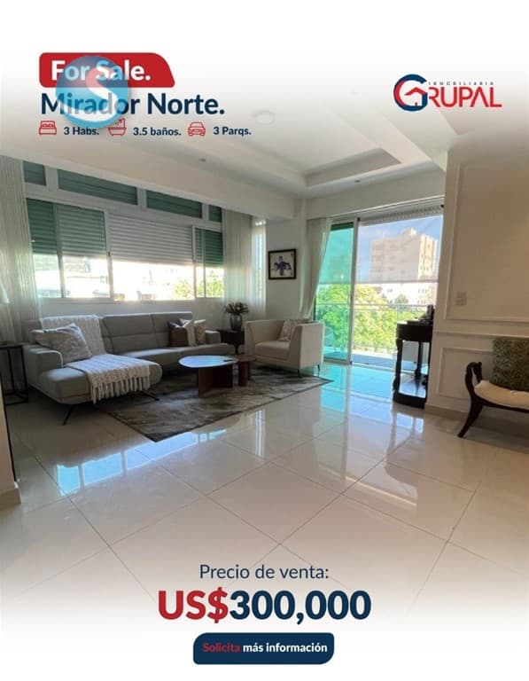 Apartamento en Venta, Mirador Norte
