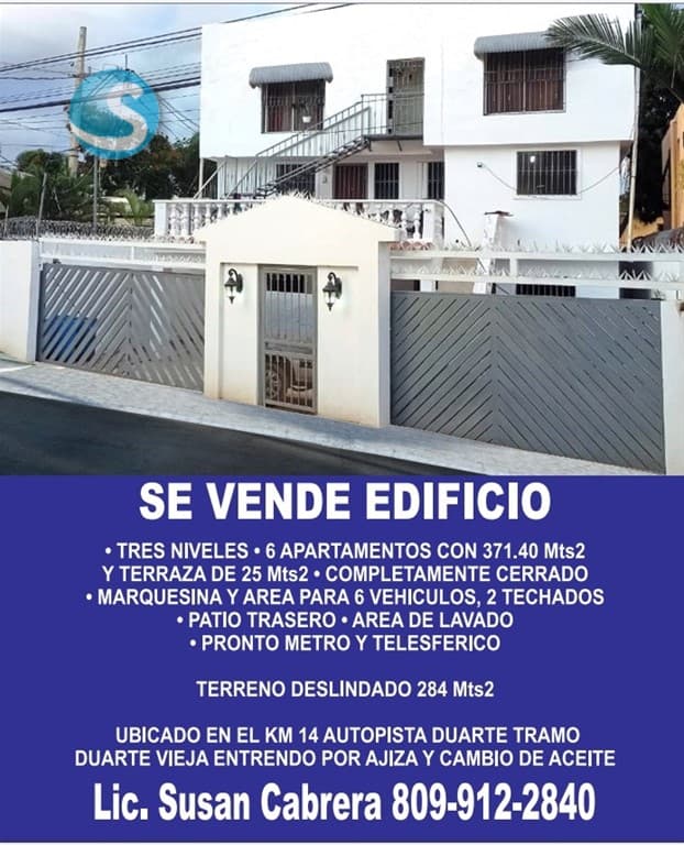 Edificio en Venta, Autopista Duarte